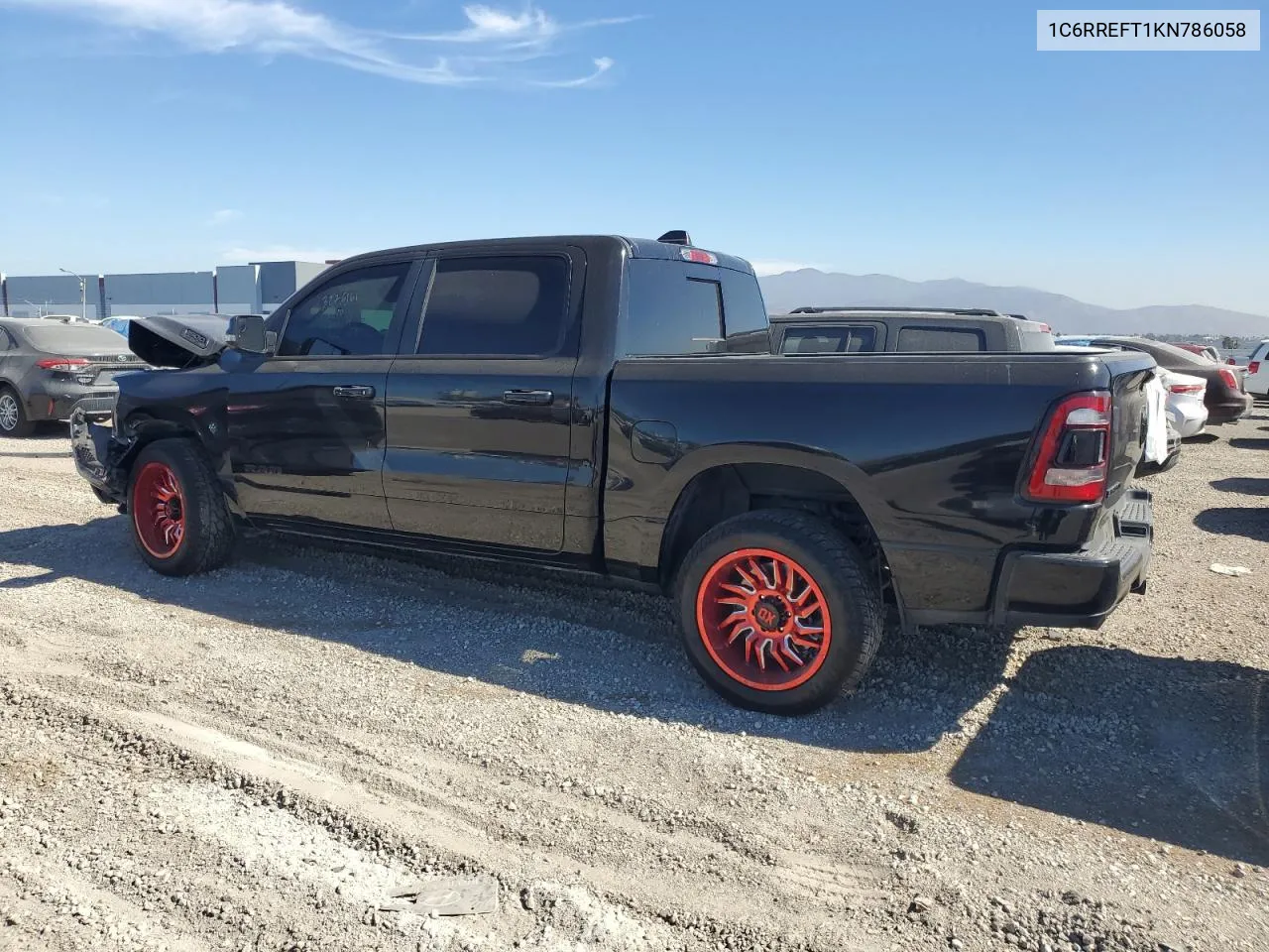 2019 Ram 1500 Big Horn/Lone Star VIN: 1C6RREFT1KN786058 Lot: 76316674