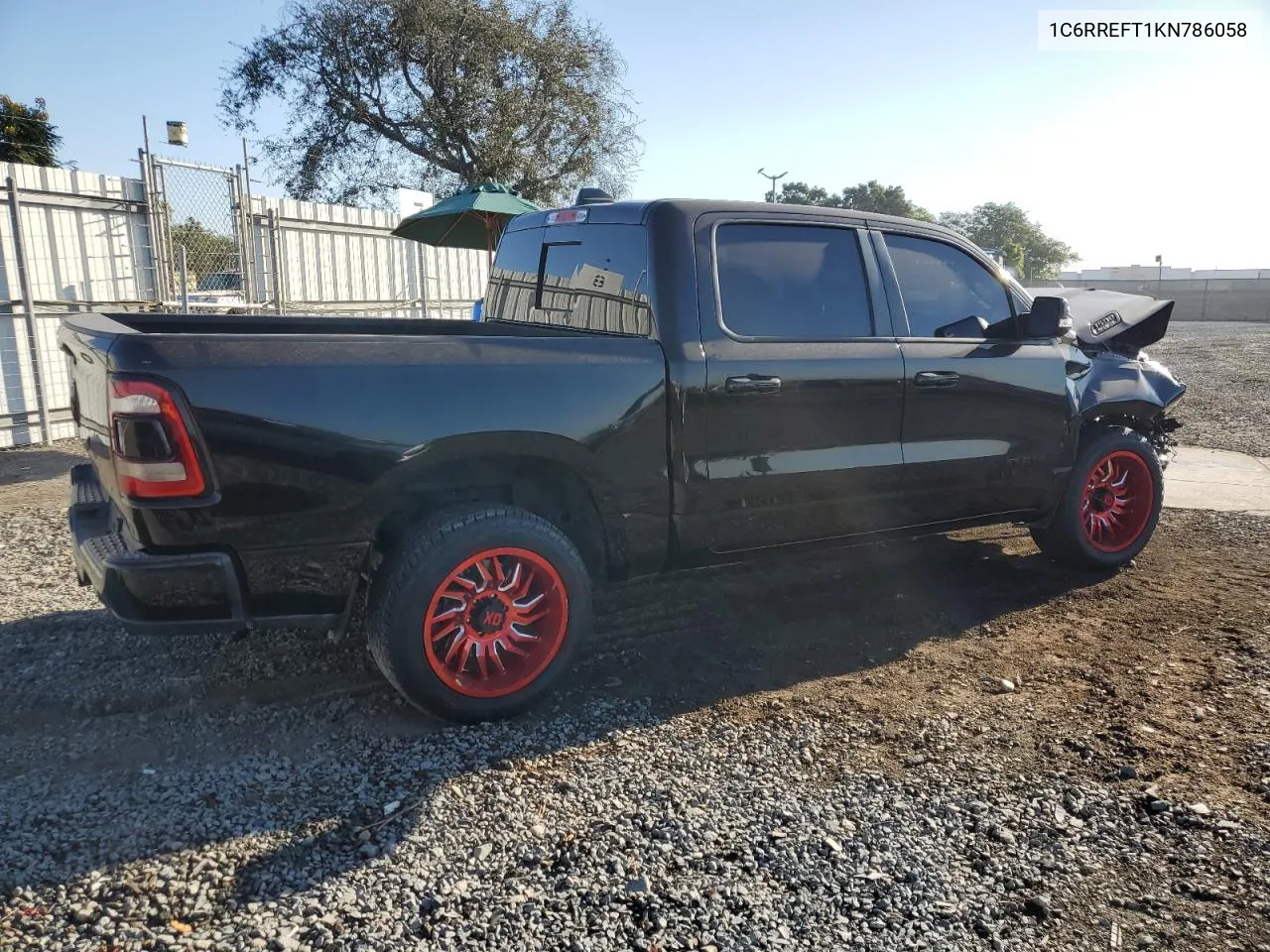 2019 Ram 1500 Big Horn/Lone Star VIN: 1C6RREFT1KN786058 Lot: 76316674