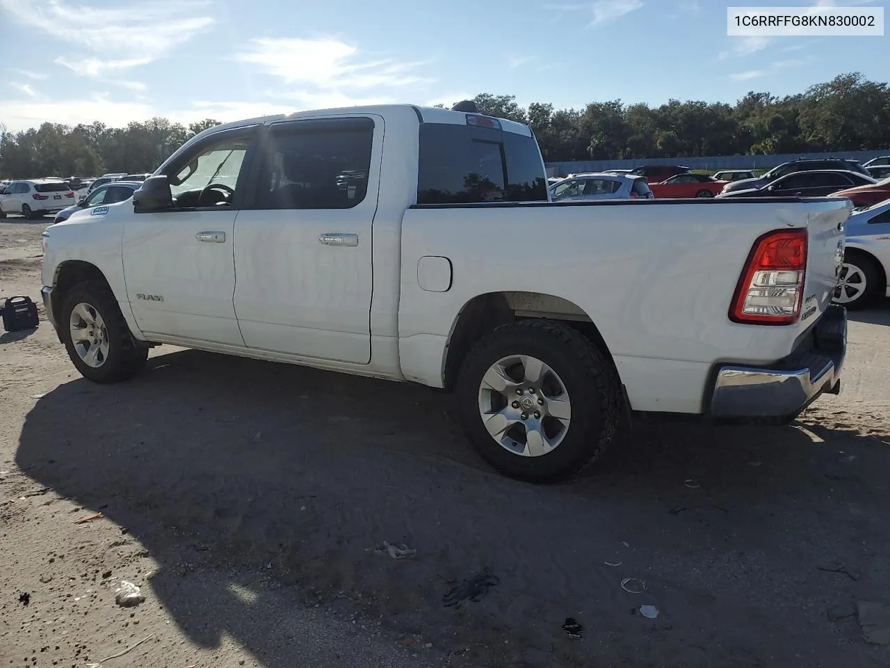 2019 Ram 1500 Big Horn/Lone Star VIN: 1C6RRFFG8KN830002 Lot: 76329164