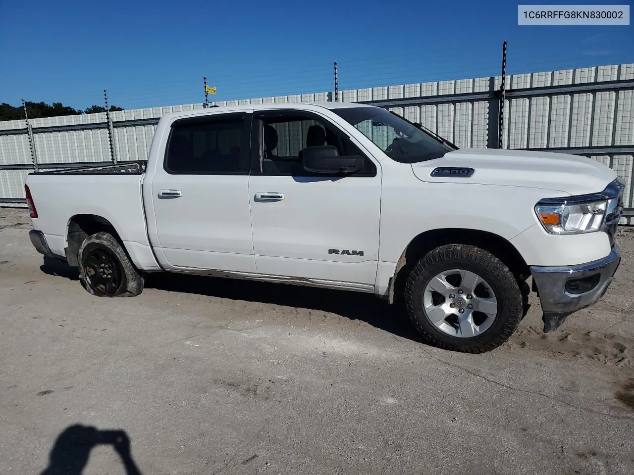 2019 Ram 1500 Big Horn/Lone Star VIN: 1C6RRFFG8KN830002 Lot: 76329164