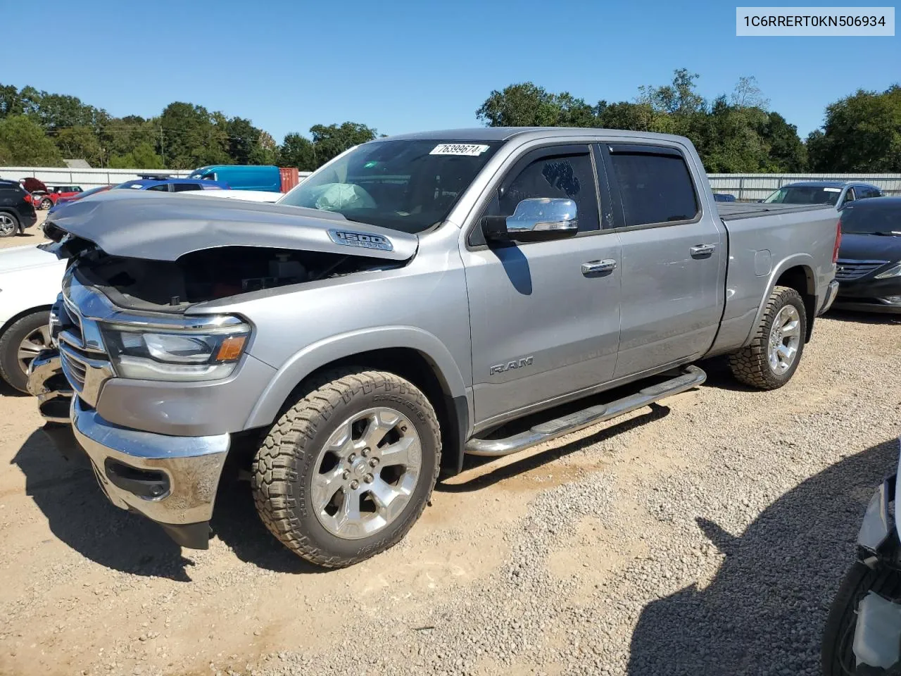 2019 Ram 1500 Laramie VIN: 1C6RRERT0KN506934 Lot: 76399674