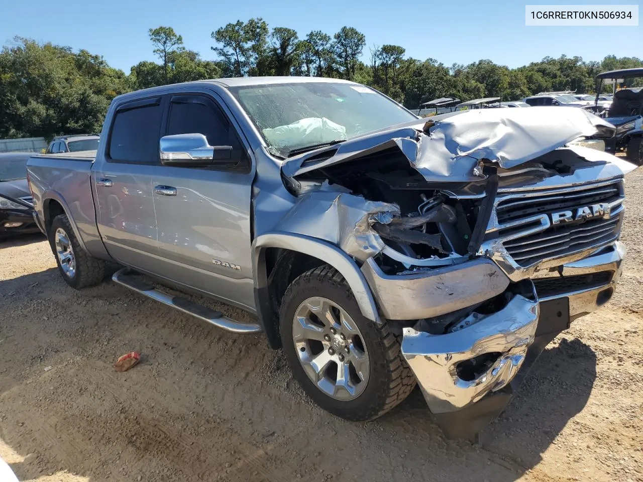 2019 Ram 1500 Laramie VIN: 1C6RRERT0KN506934 Lot: 76399674