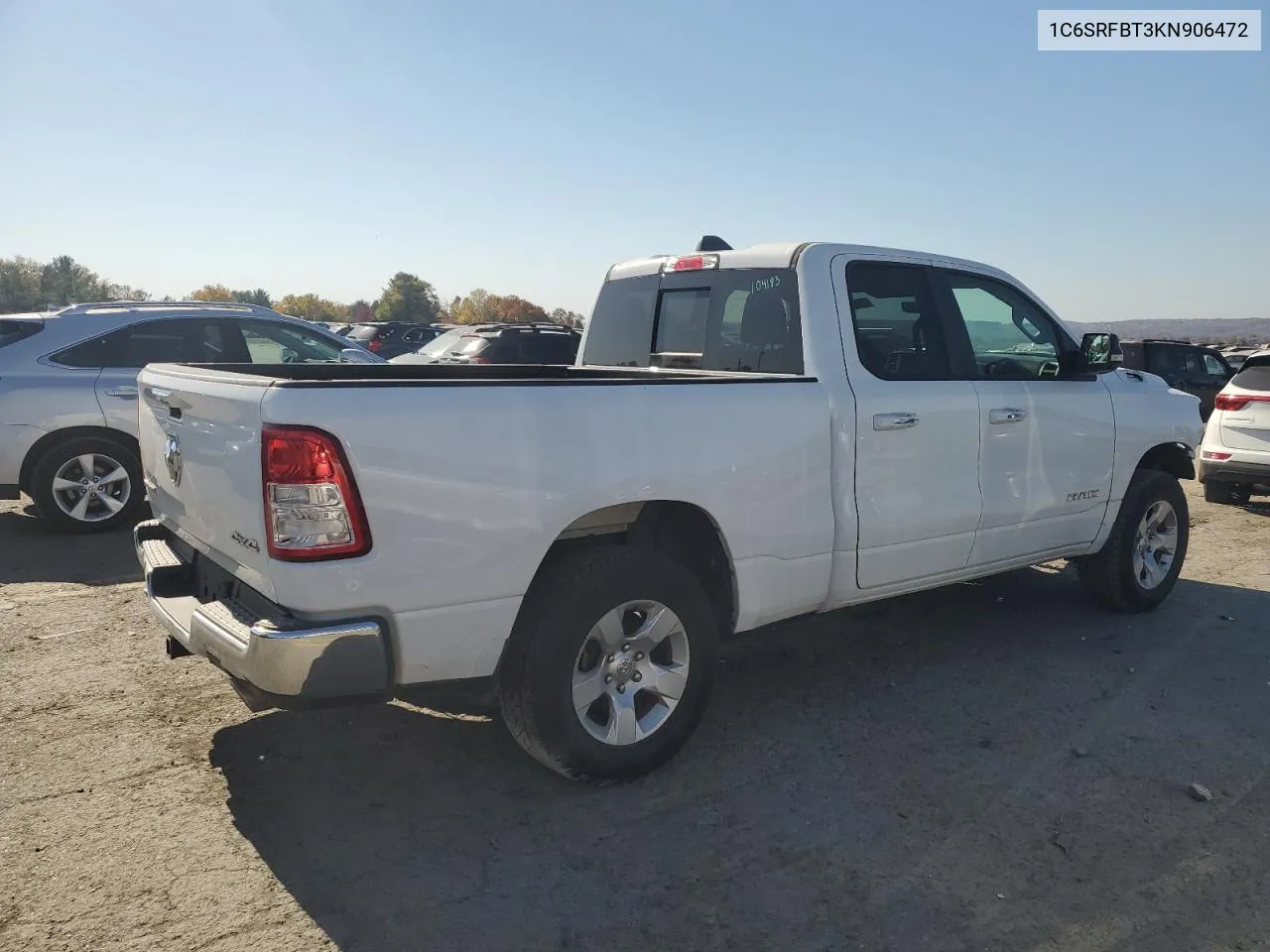 1C6SRFBT3KN906472 2019 Ram 1500 Big Horn/Lone Star