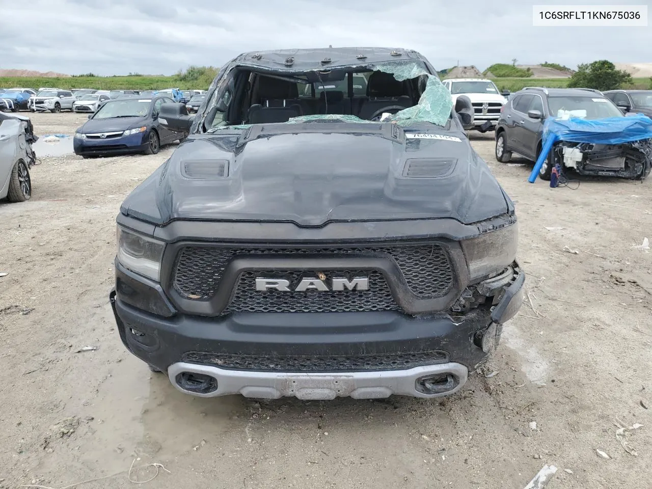 2019 Ram 1500 Rebel VIN: 1C6SRFLT1KN675036 Lot: 76494194