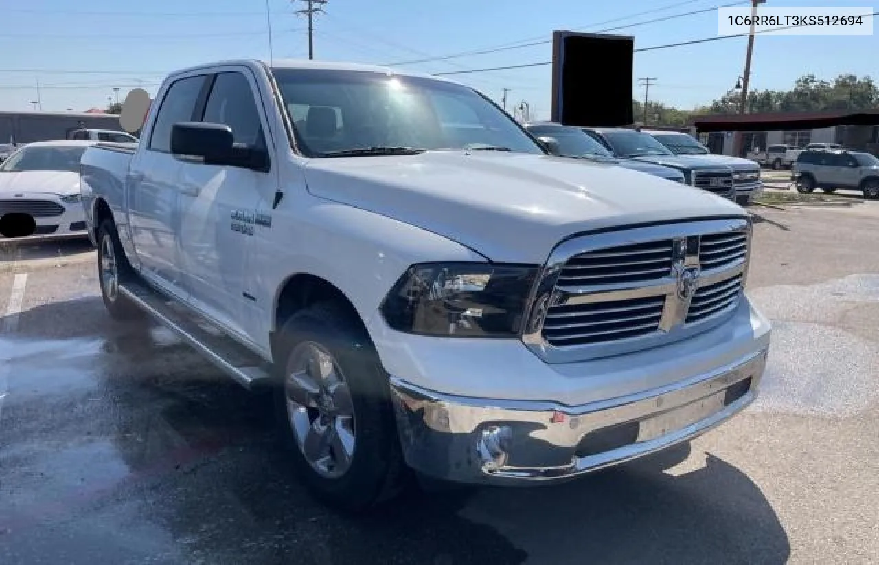 2019 Ram 1500 Classic Slt VIN: 1C6RR6LT3KS512694 Lot: 76539274