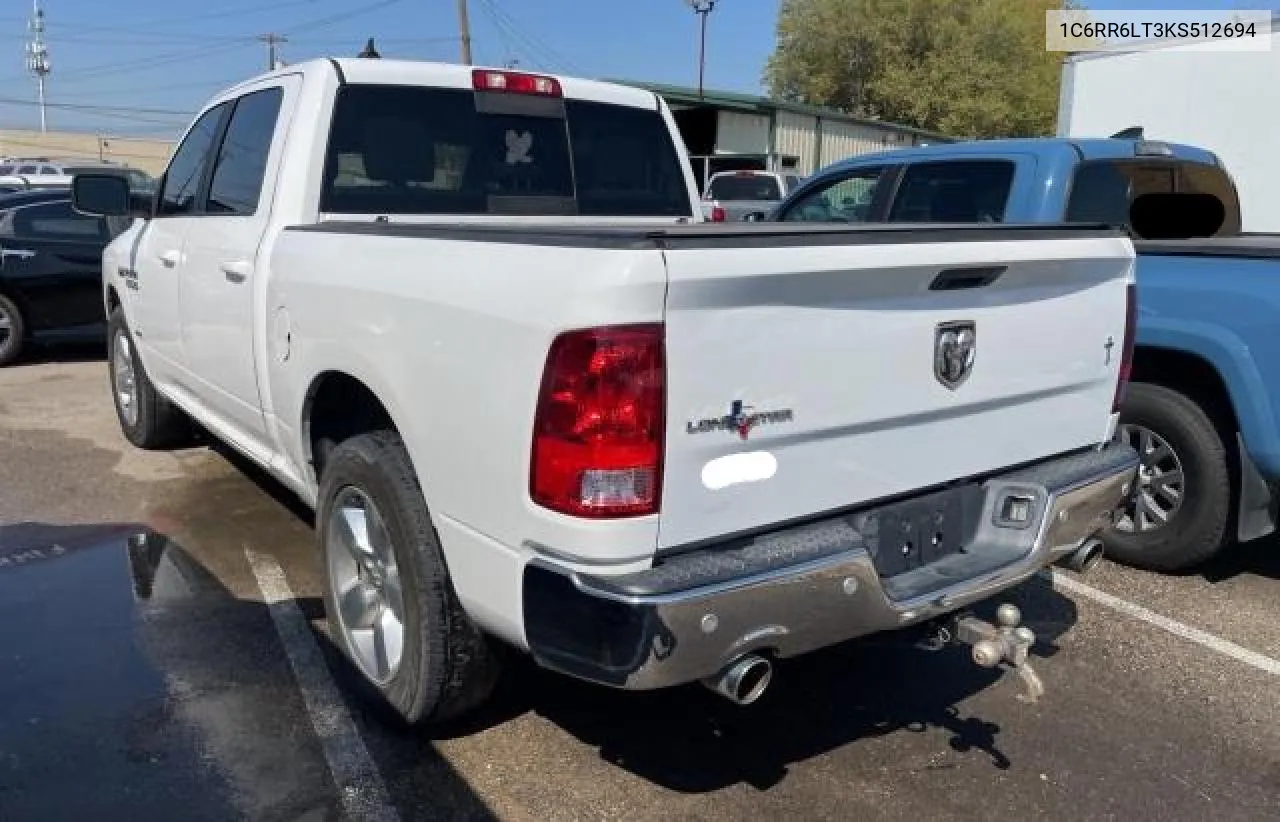 1C6RR6LT3KS512694 2019 Ram 1500 Classic Slt