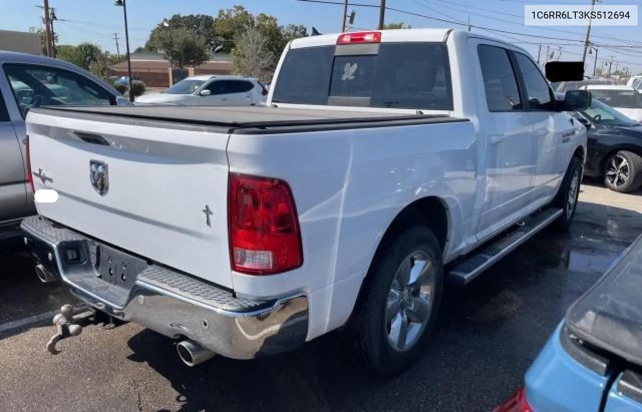 1C6RR6LT3KS512694 2019 Ram 1500 Classic Slt