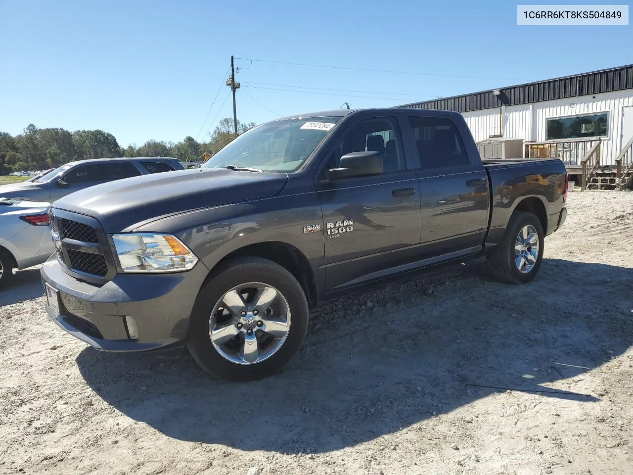 2019 Ram 1500 Classic Tradesman VIN: 1C6RR6KT8KS504849 Lot: 76541284