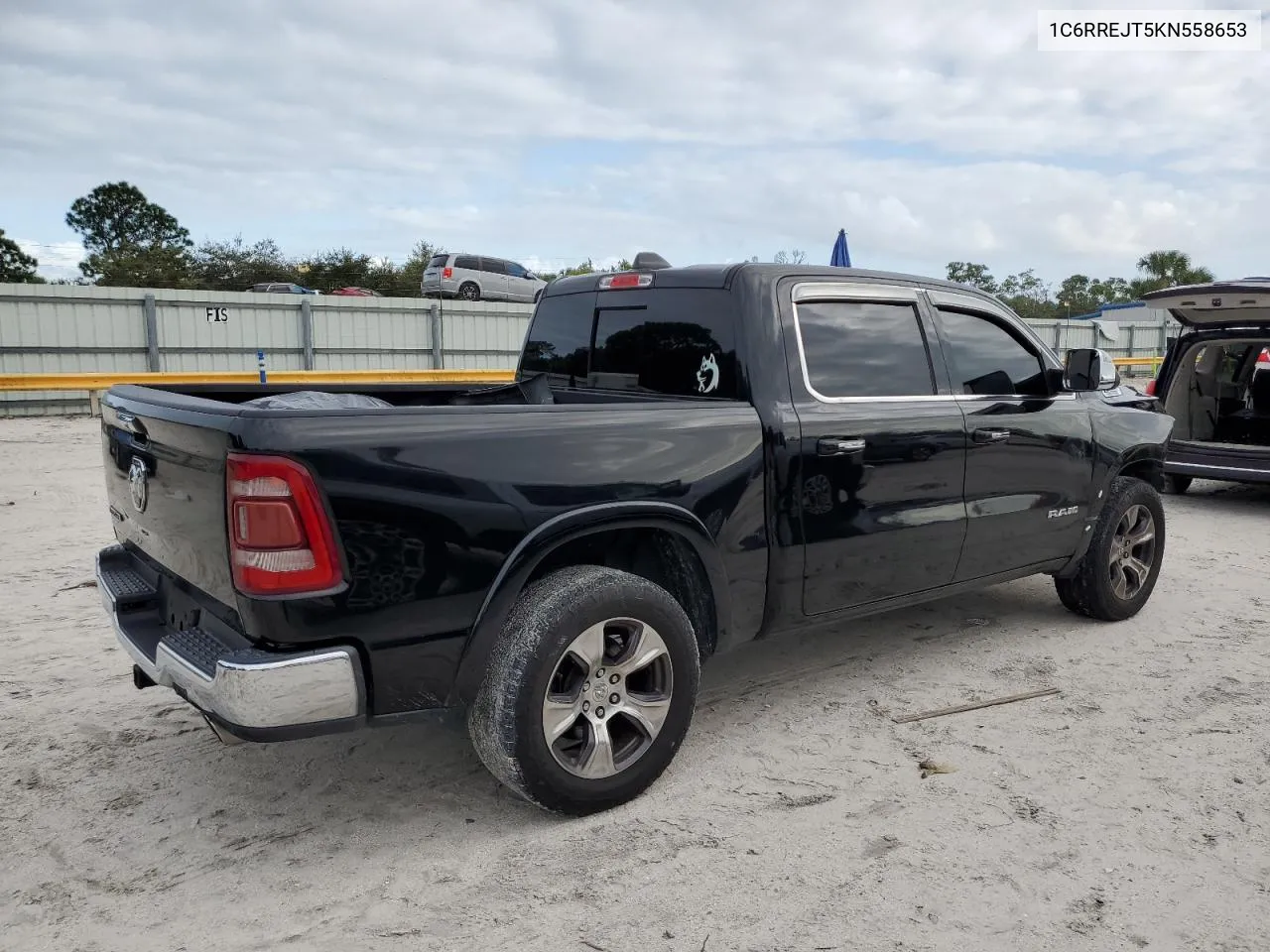 2019 Ram 1500 Laramie VIN: 1C6RREJT5KN558653 Lot: 76546744