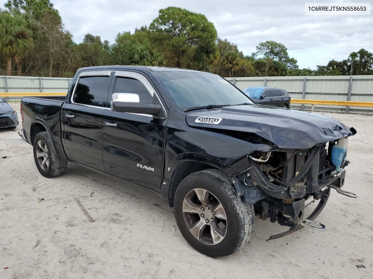 2019 Ram 1500 Laramie VIN: 1C6RREJT5KN558653 Lot: 76546744