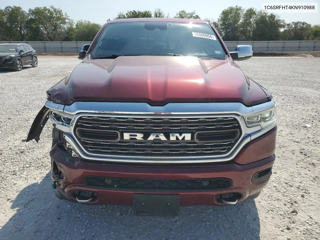 2019 Ram 1500 Limited VIN: 1C6SRFHT4KN910988 Lot: 76560954