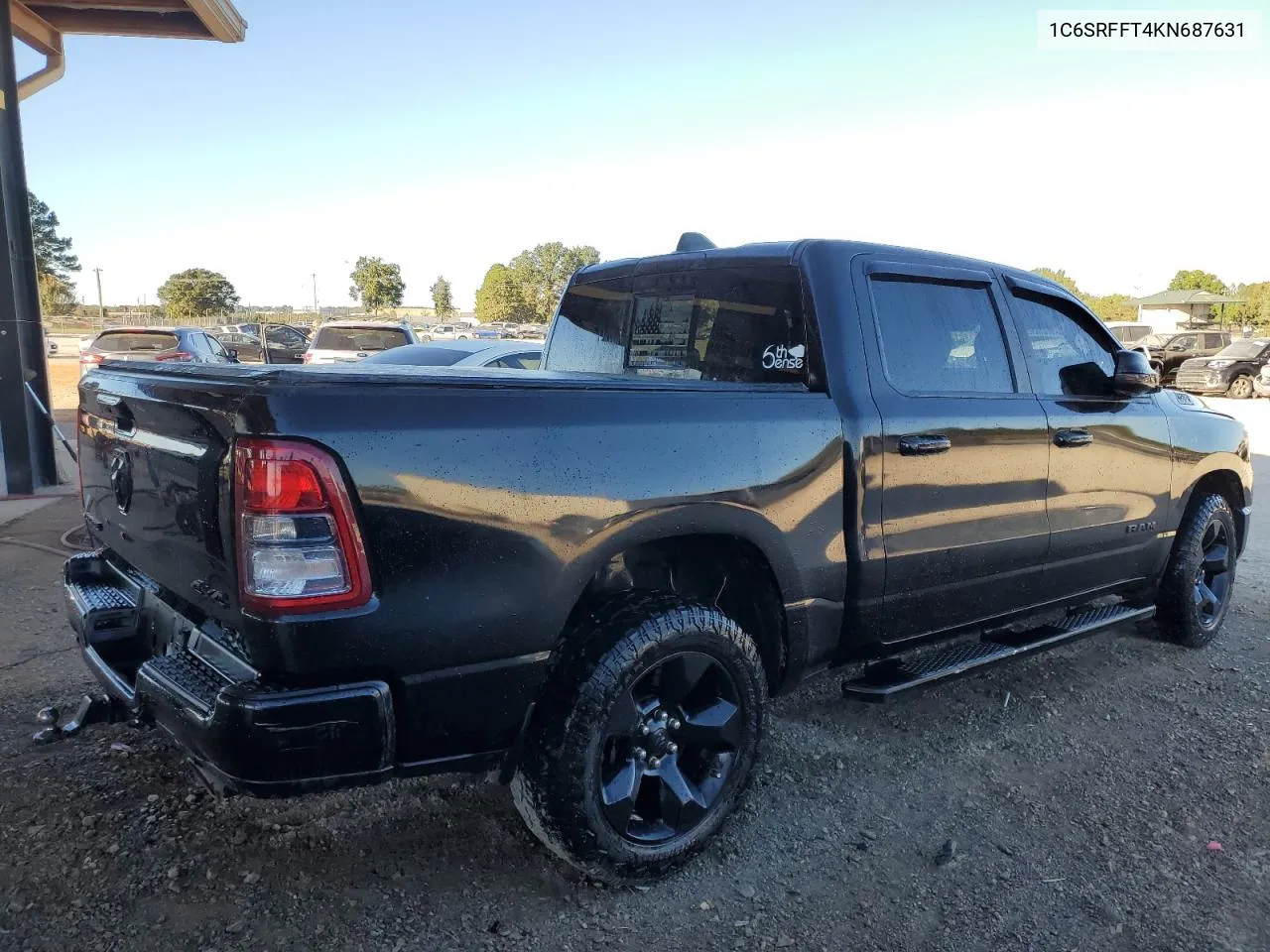 2019 Ram 1500 Big Horn/Lone Star VIN: 1C6SRFFT4KN687631 Lot: 76622654