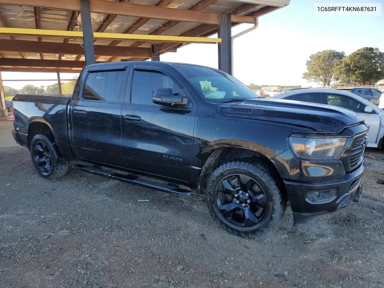 2019 Ram 1500 Big Horn/Lone Star VIN: 1C6SRFFT4KN687631 Lot: 76622654