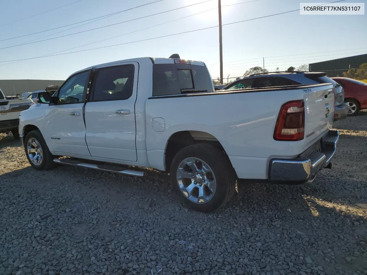 1C6RREFT7KN531107 2019 Ram 1500 Big Horn/Lone Star