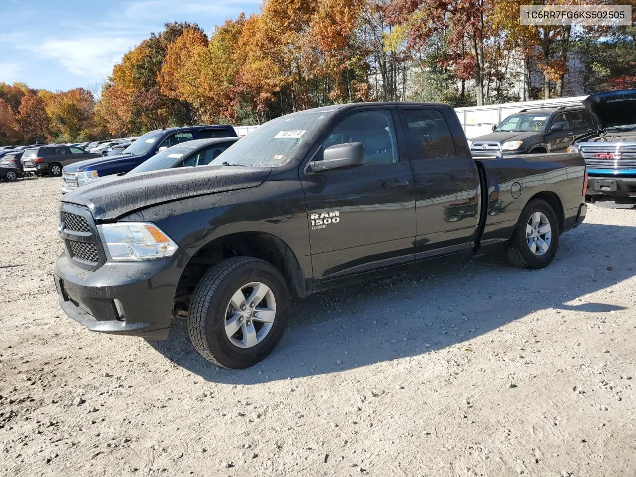 2019 Ram 1500 Classic Tradesman VIN: 1C6RR7FG6KS502505 Lot: 76672174