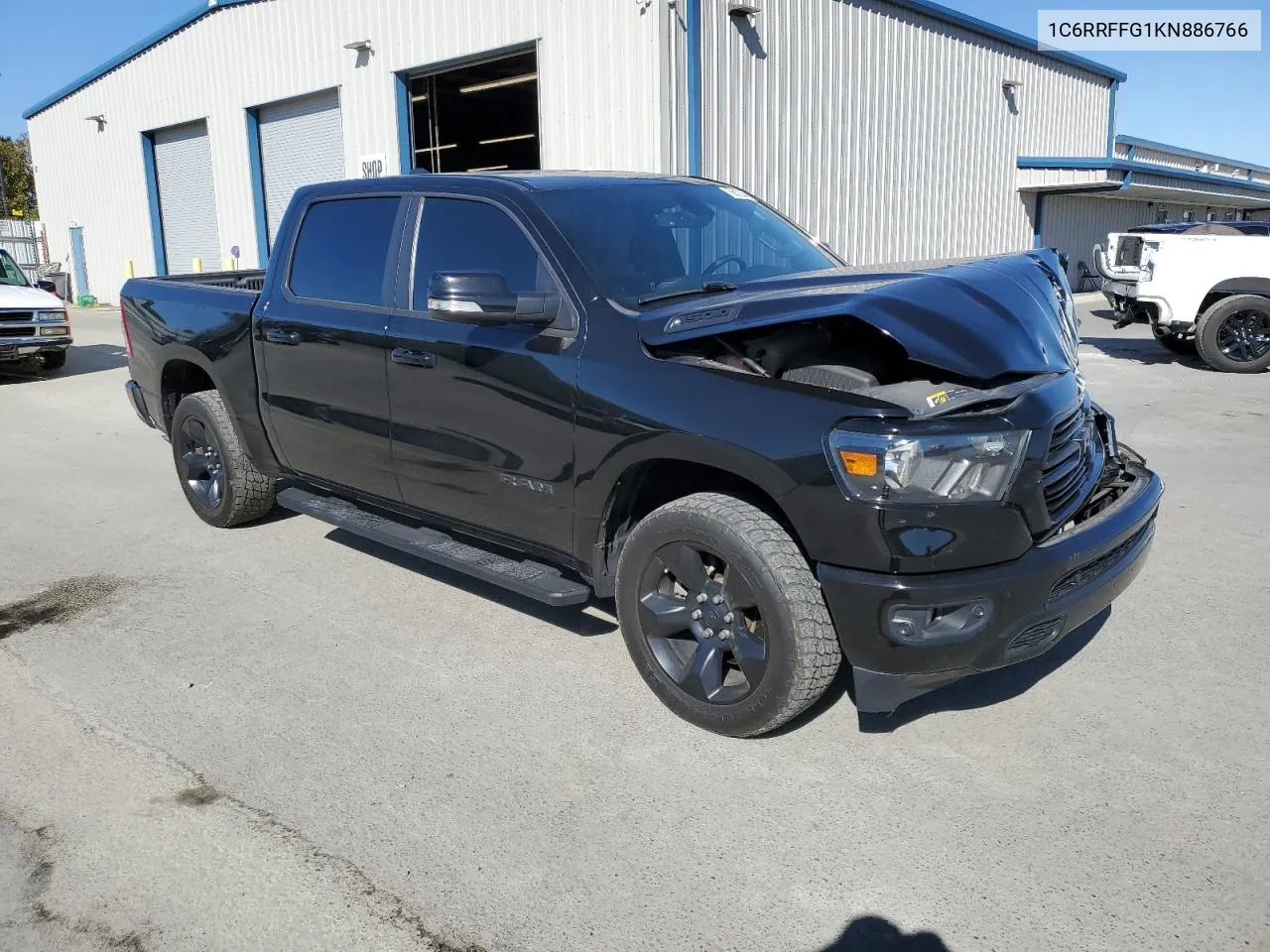 2019 Ram 1500 Big Horn/Lone Star VIN: 1C6RRFFG1KN886766 Lot: 76812844