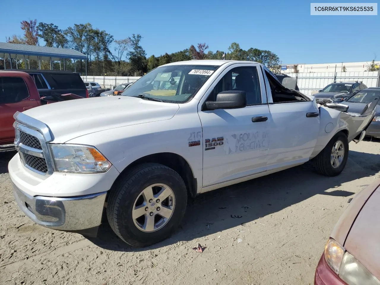 2019 Ram 1500 Classic Tradesman VIN: 1C6RR6KT9KS625535 Lot: 76812894