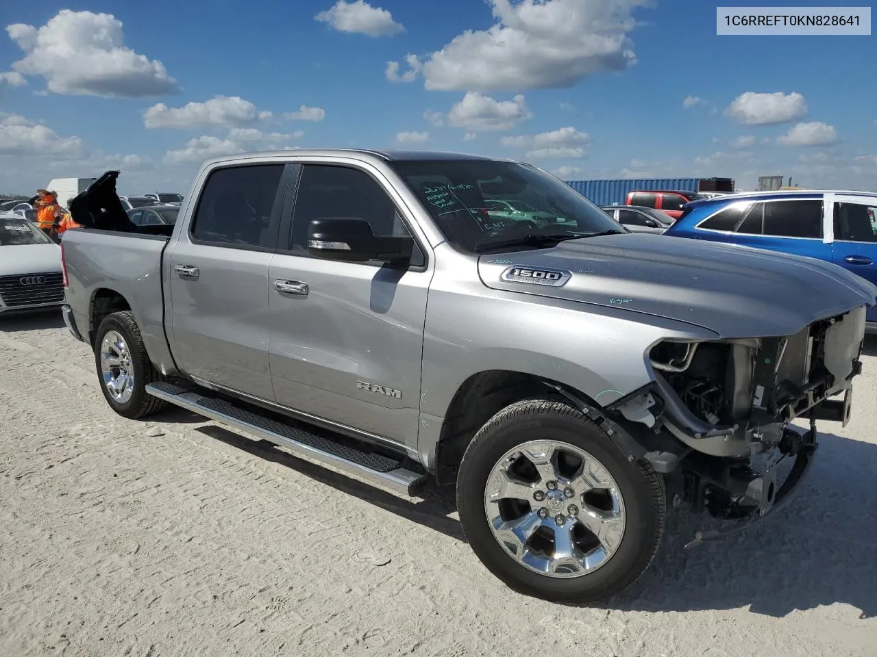 2019 Ram 1500 Big Horn/Lone Star VIN: 1C6RREFT0KN828641 Lot: 76877304