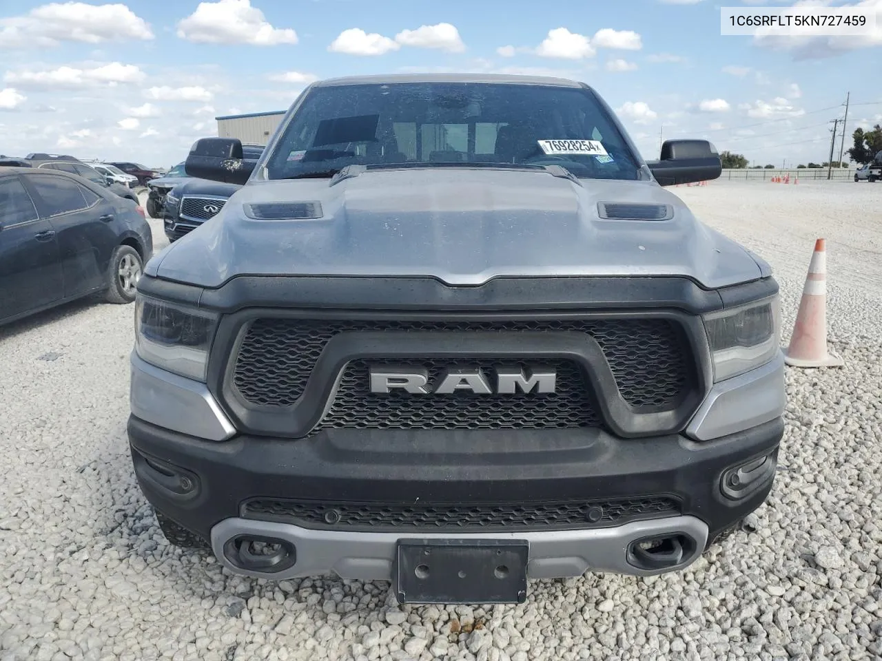 2019 Ram 1500 Rebel VIN: 1C6SRFLT5KN727459 Lot: 76928254