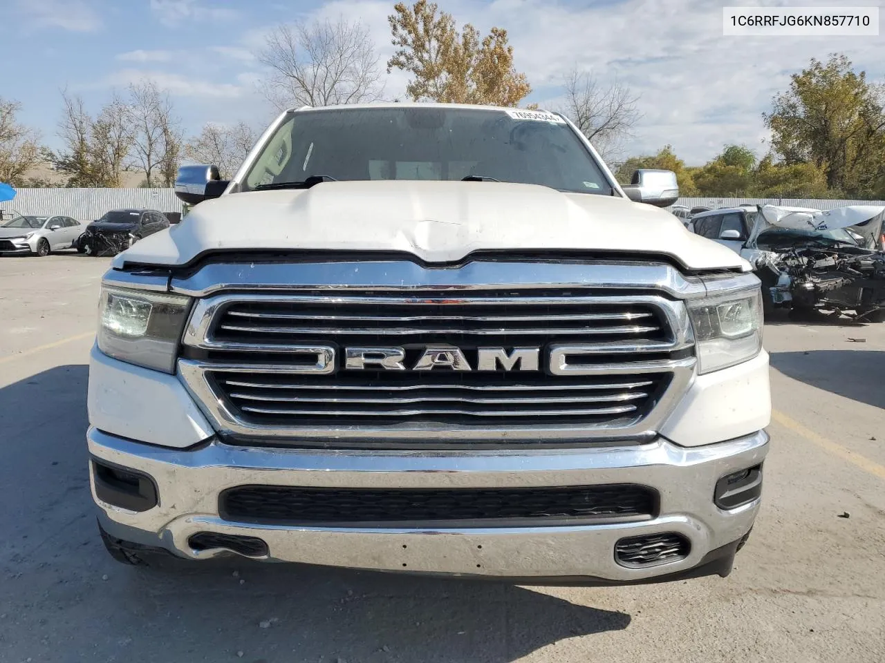 2019 Ram 1500 Laramie VIN: 1C6RRFJG6KN857710 Lot: 76954344