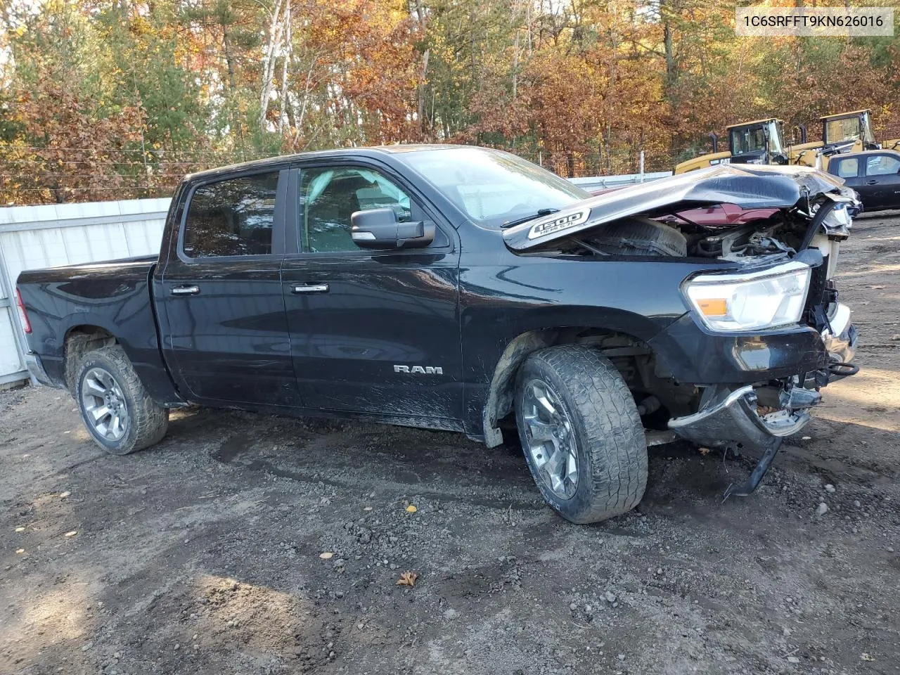 2019 Ram 1500 Big Horn/Lone Star VIN: 1C6SRFFT9KN626016 Lot: 76984364