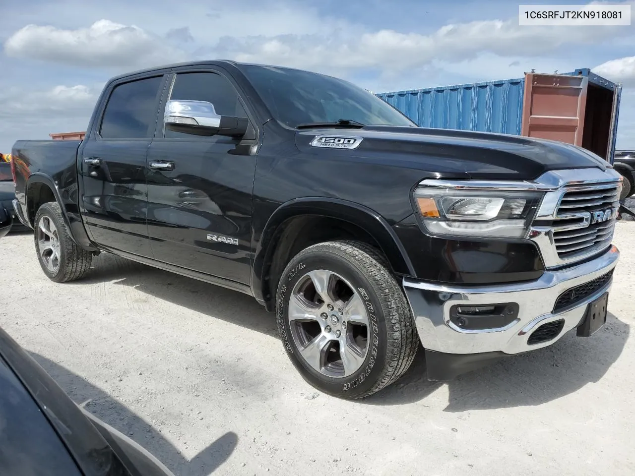 2019 Ram 1500 Laramie VIN: 1C6SRFJT2KN918081 Lot: 77040944