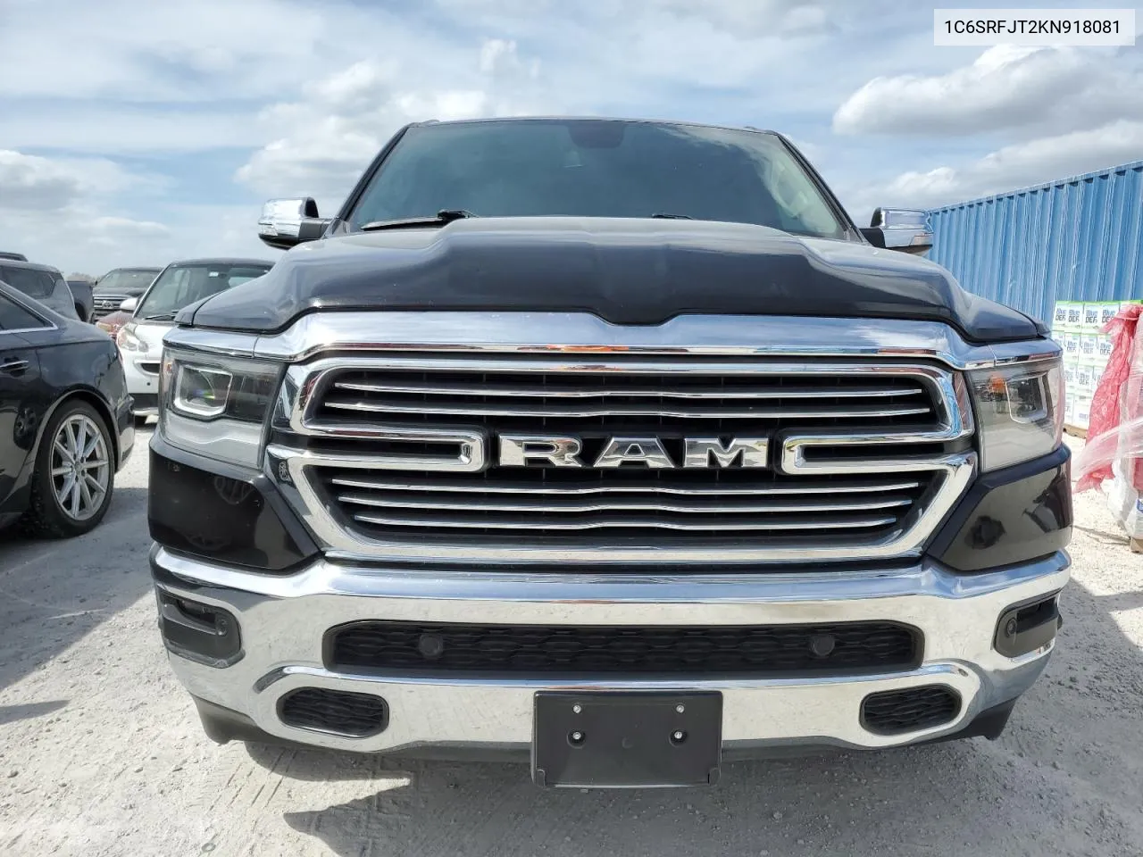 2019 Ram 1500 Laramie VIN: 1C6SRFJT2KN918081 Lot: 77040944