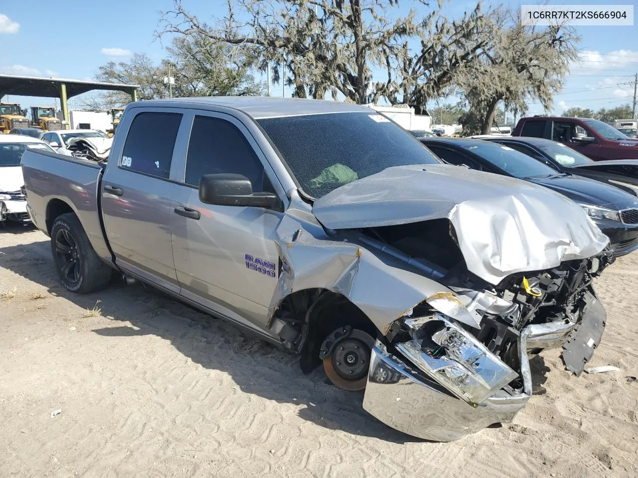 2019 Ram 1500 Classic Tradesman VIN: 1C6RR7KT2KS666904 Lot: 77064944