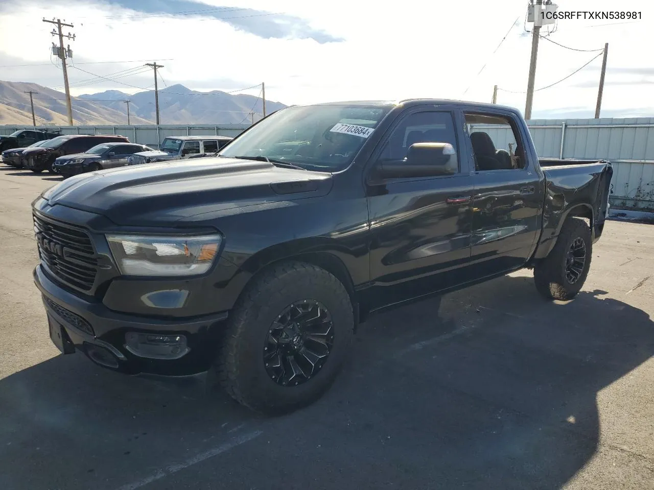 2019 Ram 1500 Big Horn/Lone Star VIN: 1C6SRFFTXKN538981 Lot: 77103684