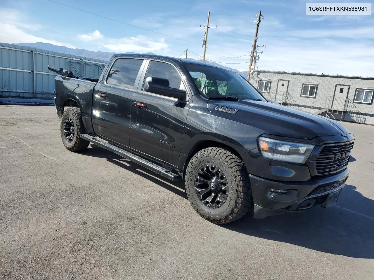 2019 Ram 1500 Big Horn/Lone Star VIN: 1C6SRFFTXKN538981 Lot: 77103684