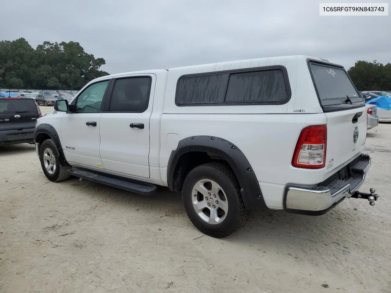 2019 Ram 1500 Tradesman VIN: 1C6SRFGT9KN843743 Lot: 77108294