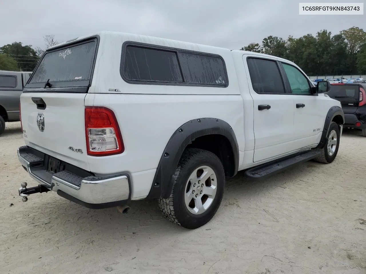 2019 Ram 1500 Tradesman VIN: 1C6SRFGT9KN843743 Lot: 77108294