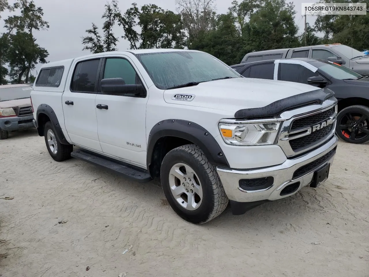 2019 Ram 1500 Tradesman VIN: 1C6SRFGT9KN843743 Lot: 77108294