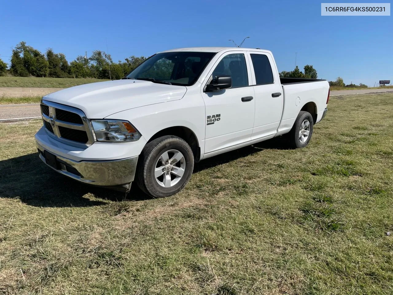 2019 Ram 1500 Classic Tradesman VIN: 1C6RR6FG4KS500231 Lot: 77244394