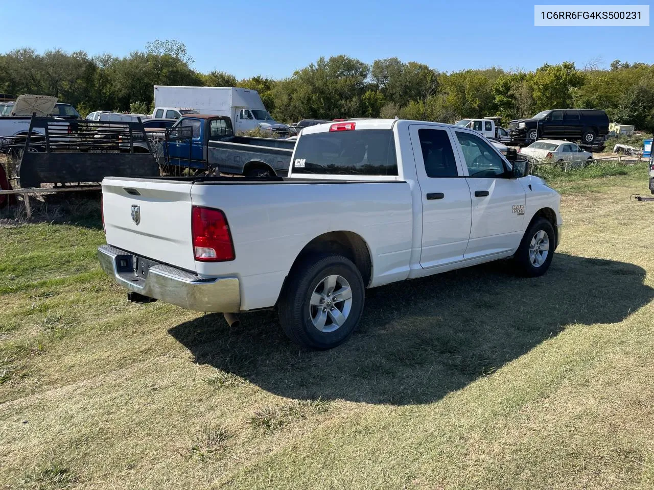 2019 Ram 1500 Classic Tradesman VIN: 1C6RR6FG4KS500231 Lot: 77244394