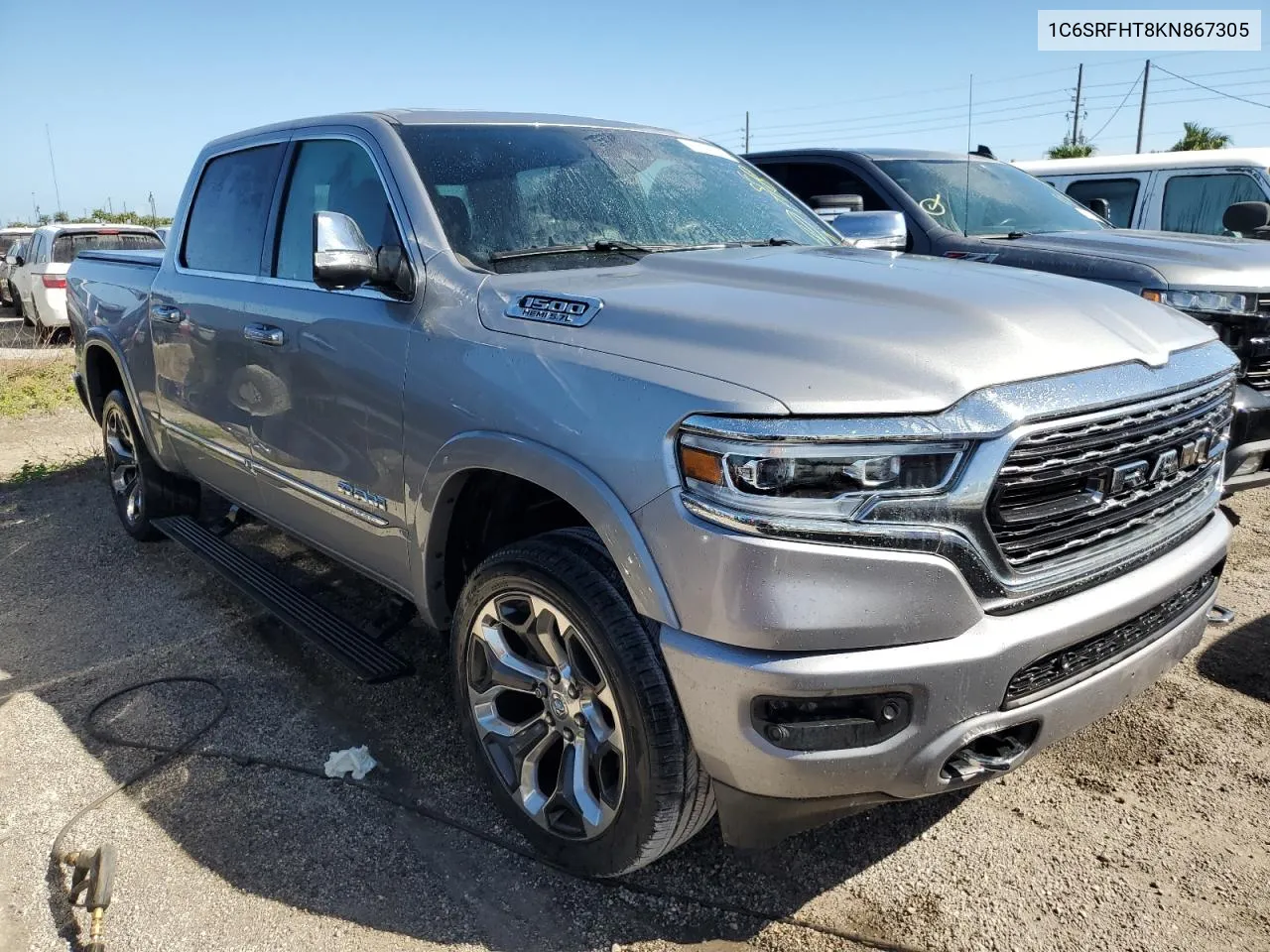 2019 Ram 1500 Limited VIN: 1C6SRFHT8KN867305 Lot: 77258394