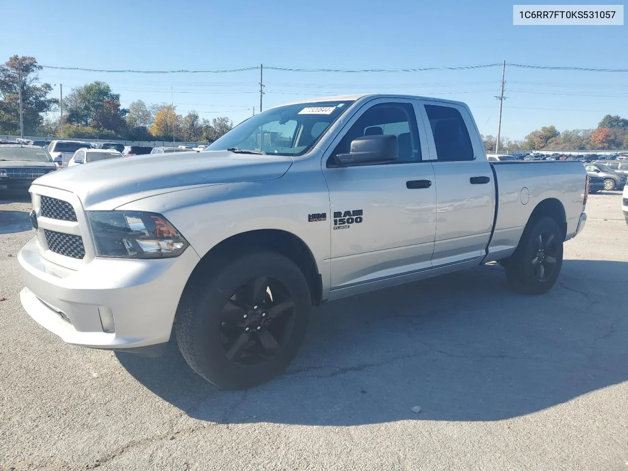 2019 Ram 1500 Classic Tradesman VIN: 1C6RR7FT0KS531057 Lot: 77320844