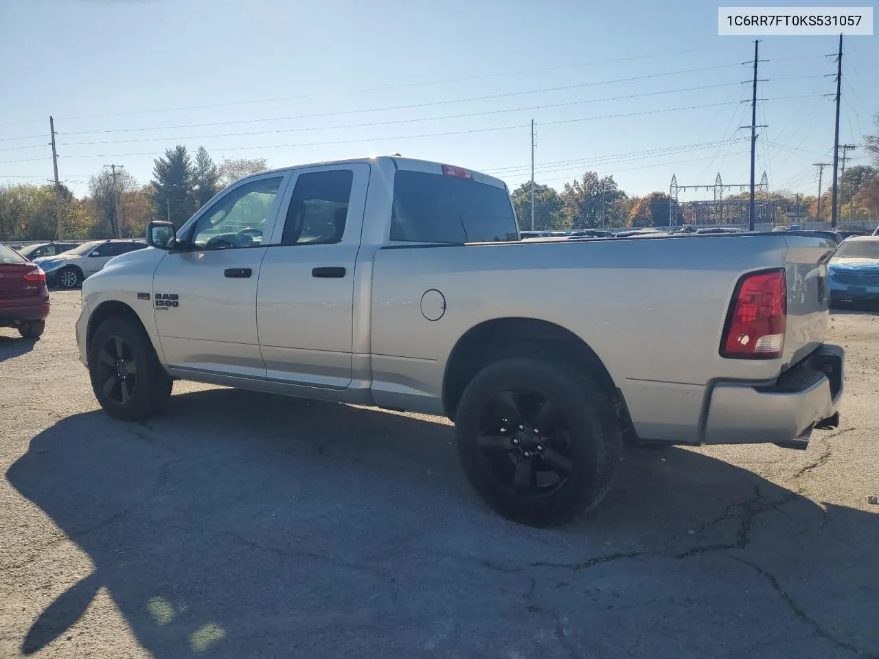 2019 Ram 1500 Classic Tradesman VIN: 1C6RR7FT0KS531057 Lot: 77320844