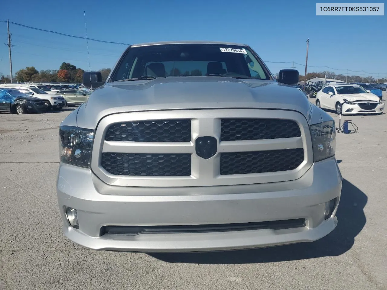 2019 Ram 1500 Classic Tradesman VIN: 1C6RR7FT0KS531057 Lot: 77320844