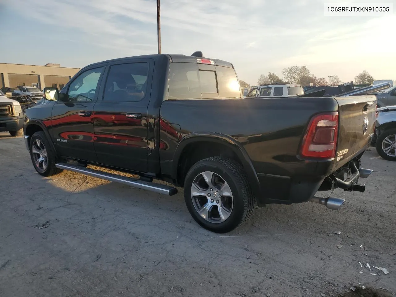 2019 Ram 1500 Laramie VIN: 1C6SRFJTXKN910505 Lot: 77376084