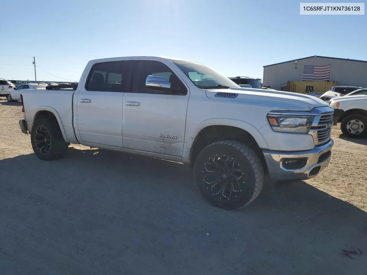 2019 Ram 1500 Laramie VIN: 1C6SRFJT1KN736128 Lot: 77433134