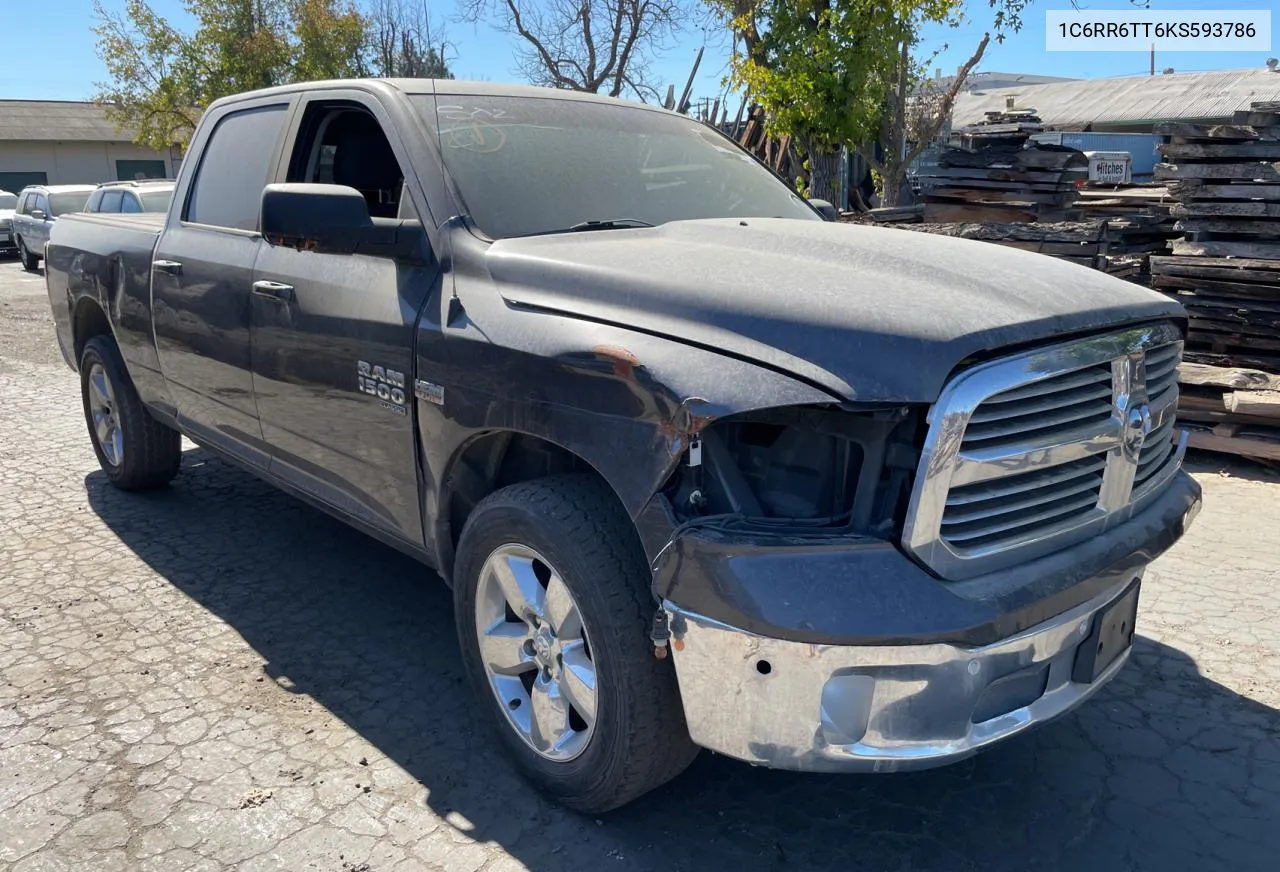 2019 Ram 1500 Classic Slt VIN: 1C6RR6TT6KS593786 Lot: 77465634