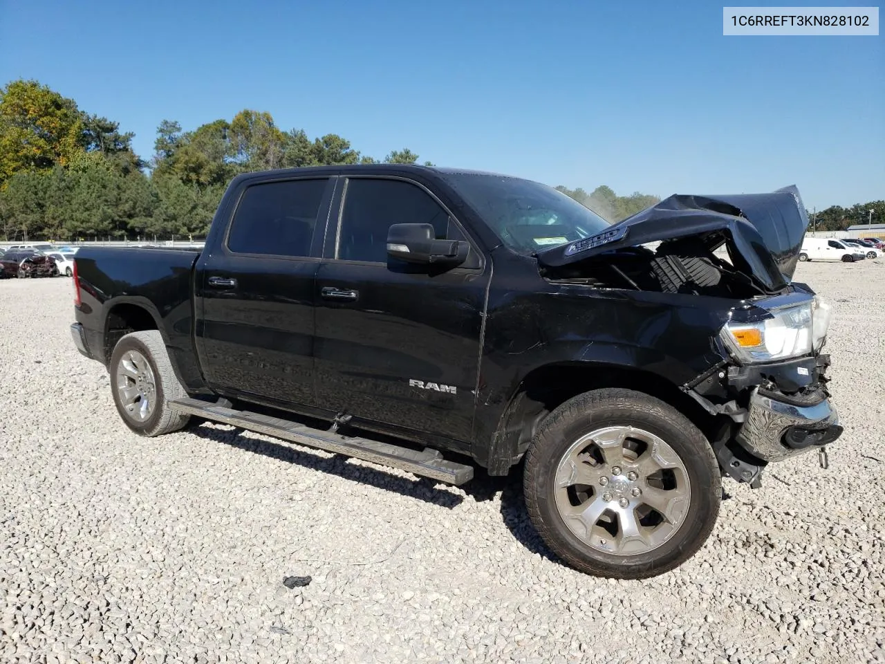 2019 Ram 1500 Big Horn/Lone Star VIN: 1C6RREFT3KN828102 Lot: 77530694