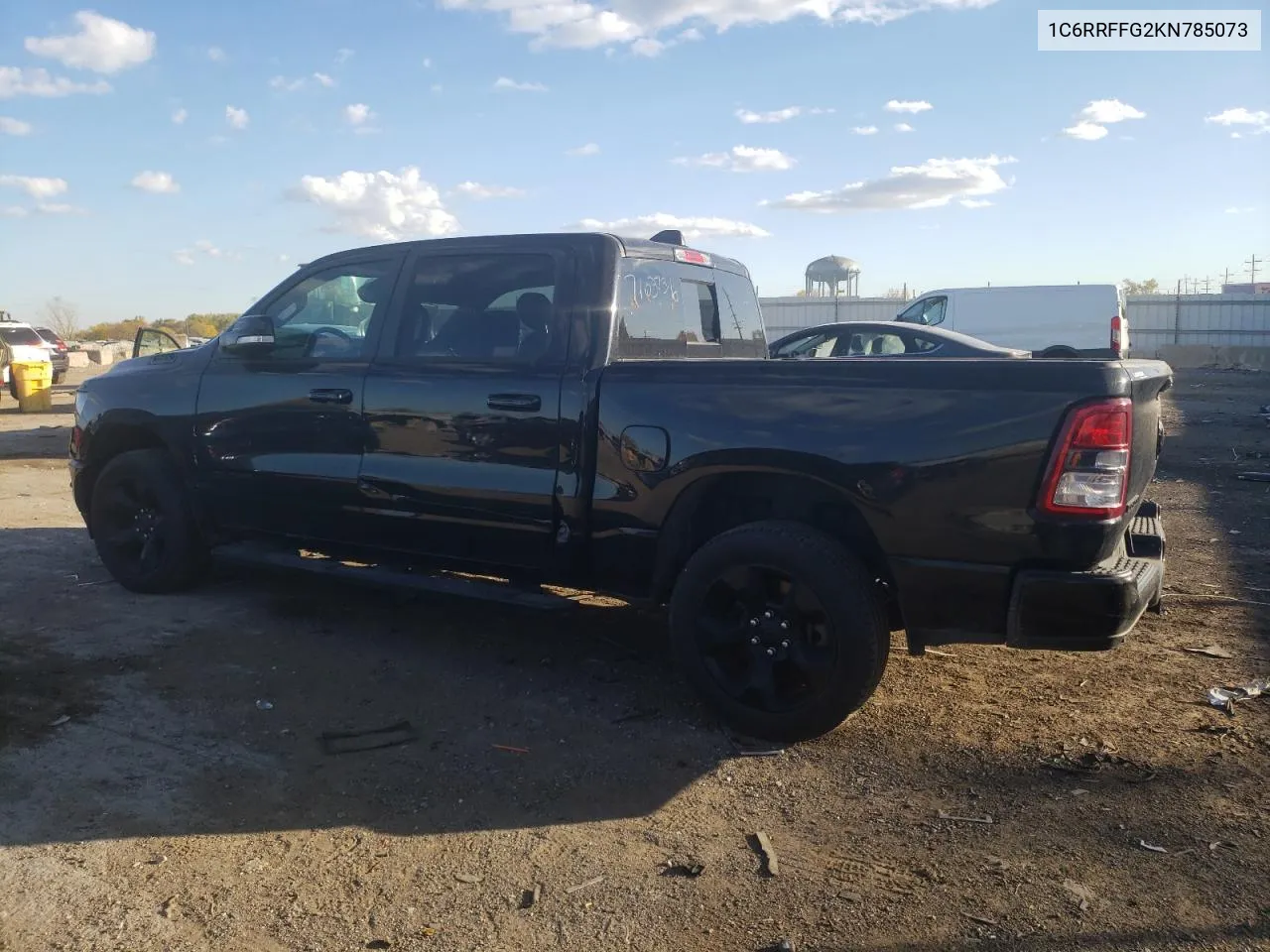 2019 Ram 1500 Big Horn/Lone Star VIN: 1C6RRFFG2KN785073 Lot: 77591434