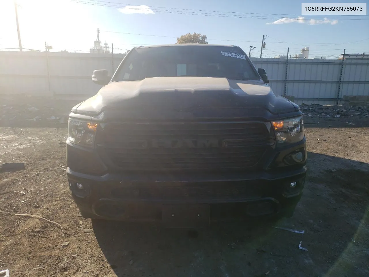 2019 Ram 1500 Big Horn/Lone Star VIN: 1C6RRFFG2KN785073 Lot: 77591434