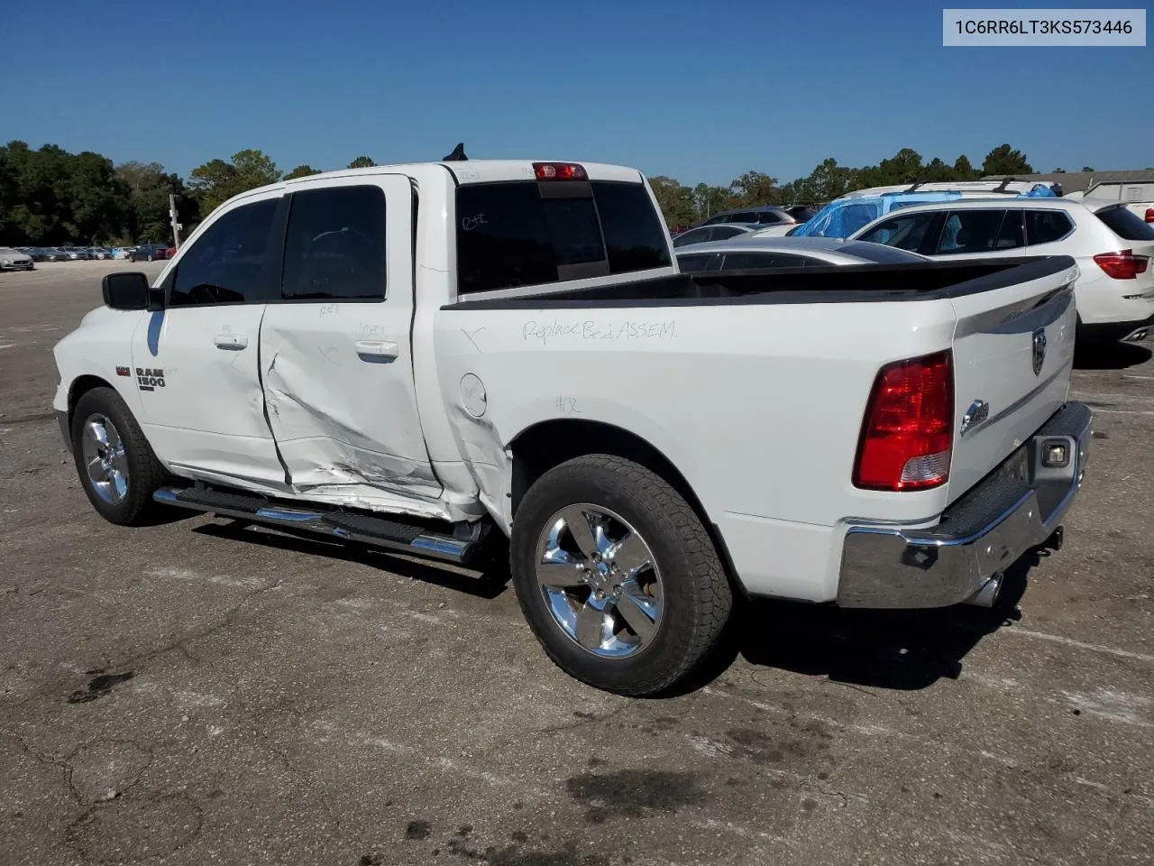 2019 Ram 1500 Classic Slt VIN: 1C6RR6LT3KS573446 Lot: 77757924