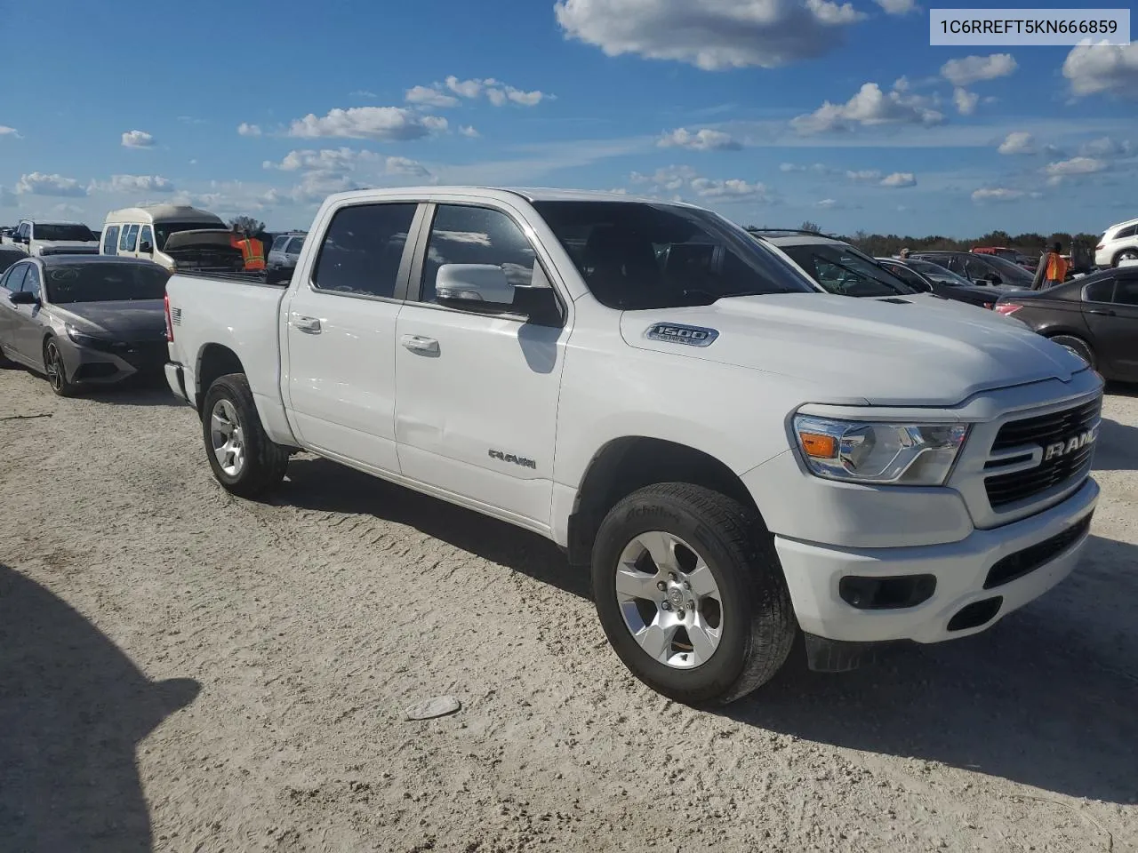 2019 Ram 1500 Big Horn/Lone Star VIN: 1C6RREFT5KN666859 Lot: 77777364