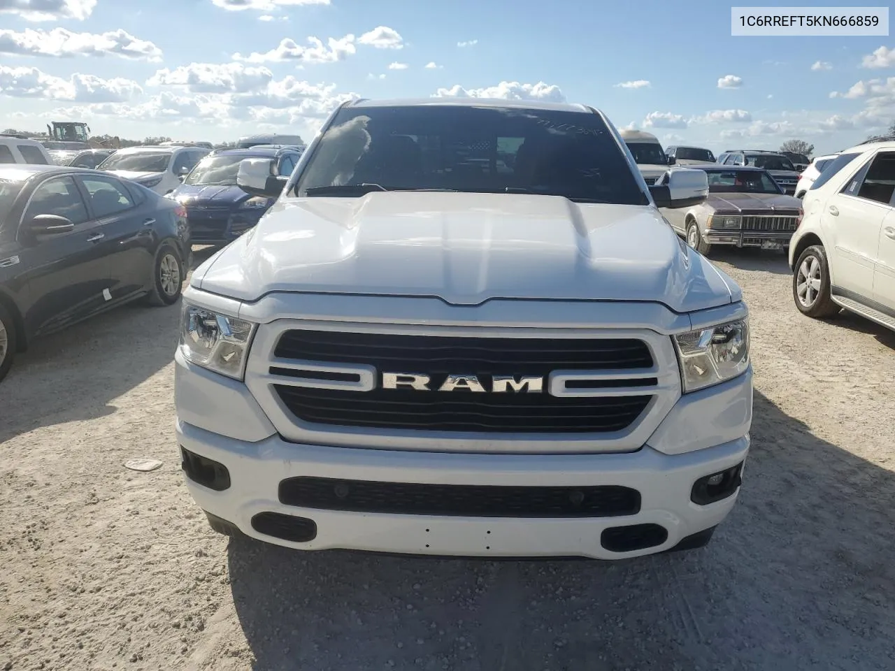 2019 Ram 1500 Big Horn/Lone Star VIN: 1C6RREFT5KN666859 Lot: 77777364