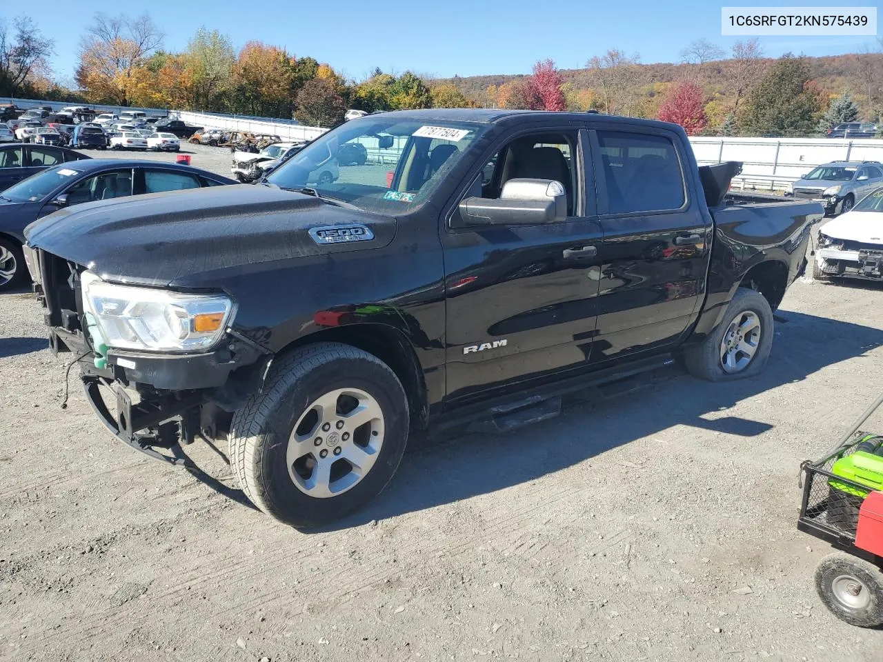 2019 Ram 1500 Tradesman VIN: 1C6SRFGT2KN575439 Lot: 77877504