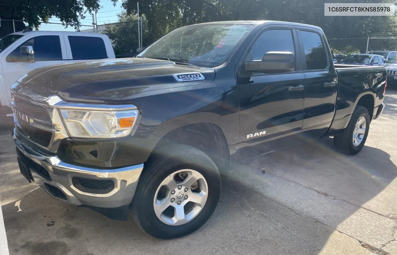 2019 Ram 1500 Tradesman VIN: 1C6SRFCT8KN585978 Lot: 78004934